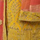 Mustard Yellow Silk Blend Embellished Lehenga