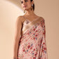 Rajwada Pink Silk Blend Printed Saree For Women