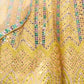 Rajwada Yellow Dola Silk Embellished Semi-Stitched Lehenga For Women