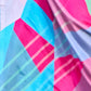 Rajwada Multicolor Silk Blend Printed Saree With Unstitched Blouse For Women