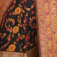 Rajwada Black Silk Blend Woven Saree For Women