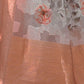 Rajwada Off White Poly Brasso Woven Saree With Unstitched Blouse For Women