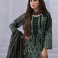 Rajwada Green Georgette Embroidered Semi-Sitched Kurta Set For Women