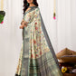 Rajwada Green Silk Blend Printed Saree For Women