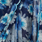 Rajwada Blue Georgette Floral Print Saree For Women