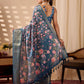 Rajwada Multicolour Silk Blend Printed Saree For Women