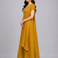 Mustard Yellow Silk Blend Embellished Kurta Set