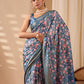 Rajwada Multicolour Silk Blend Printed Saree For Women