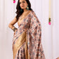 Rajwada Multicolor Silk Blend Printed Saree For Women
