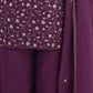 Rajwada Wine Georgette Embellished Kurta Set For Women