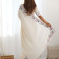 Rajwada Off White Silk Blend Embroidered Solid Saree For Women