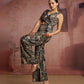 Rajwada Black Cotton Blend Printed Co-ord Set For Women