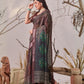 Rajwada Brown Linen Cotton Printed Saree For Women