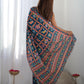 Rajwada Navy Blue Chinon Printed Saree With Unstitched Blouse For Women