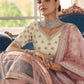 Rajwada White Embroidered Art Silk Semi Stitched Lehenga With Blouse For Women