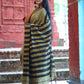 Rajwada Green Cotton  Saree  With Unstitched Blouse for Women