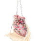 Rajwada - Peach Pink Embellished Beaded-Embroidered Pearly Potli Bag
