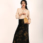 Rajwada Mustard Suede Embellished Potli For Women