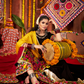 Rajwada Pink And Brown Cotton Blend Embroidered Semi-Stitched lehenga For Women