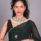 Rajwada White Beads And Kundan Embellished Choker Set For Women
