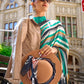 Rajwada Multicolor Satin Printed Saree With Unstitched Blouse For Women