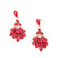 Rajwada Red Faux Stones Dangler Earring For Women