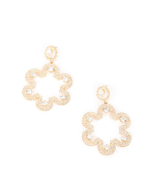 Rajwada Foral Patterned Dangler Earring For Women