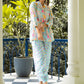 Rajwada Multi Color Muslin Printed Indo Western Co Ord Set For Women