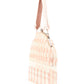 Rajwada Peach Clutch Bag With Tasseles For Women