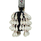 Rajwada Black Suede Embellished Clutch For Women