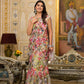 Rajwada Multicolor Printed Georgette Ready To Wear Saree For Women