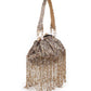 Rajwada Women Stunning Gold And Silver Tassel Batuwa