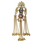 Rajwada Golden Alloy Embellished Earrings For Women