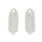 Rajwada White Long Dangler Earring For Women