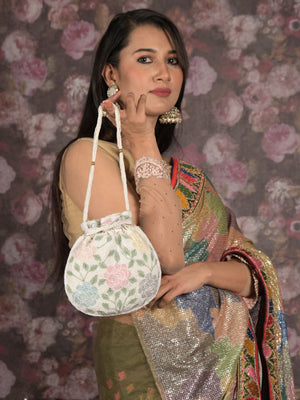 Rajwada Multicolor Embellished Potli For Women