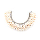 Rajwada Women White Seashell Necklace Set With Earrings