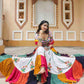 Rajwada Multicolor Rayon Embroidered Stitched Lehenga With Blouse For Women