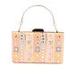 Rajwada Women Pink Embroidered Party Clutch