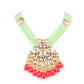 Rajwada Women Sea Green Choker Neck Piece