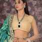 Rajwada Green Stones Long Jewelery Set For Women
