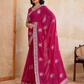 Rajwada Pink Georgette Printed Saree For Women