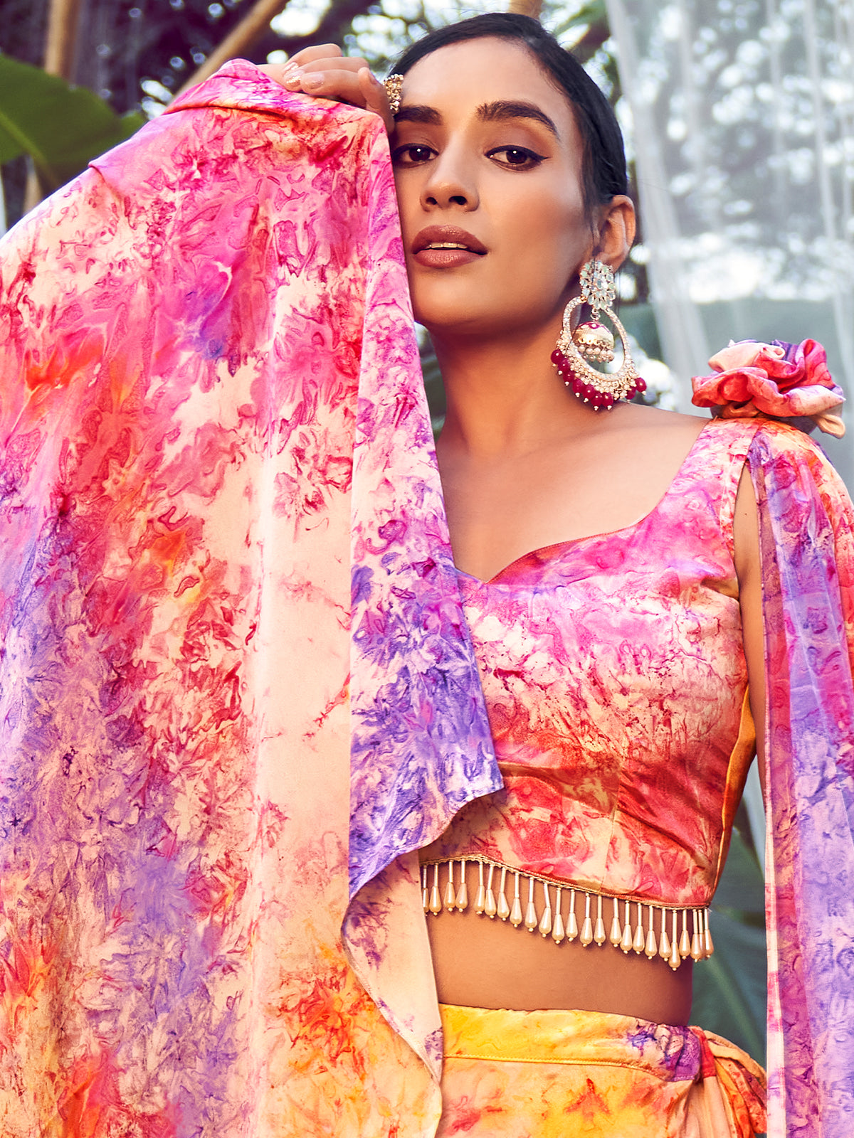 Rajwada - Multi Color Stitched Lehenga