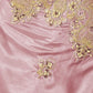 Rajwada Pink Georgette Embroidered Elegant Saree For Women