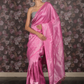 Rajwada Pink Silk Blend Woven Saree with Unstitched Blouse for Women