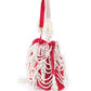 Rajwada Red Embroidered Potli Bag For Women