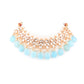 Rajwada Women Stylish Sea Green Kundan Choker Necklace Set