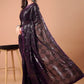 Rajwada Purple Georgette Sequin Elegant Saree For Women