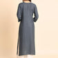 Rajwada Grey Rayon Embroidered Kurti For Women