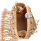 Rajwada Gold Tassels Embellished Clutch For Women