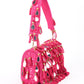 Rajwada Pink Tassels Embellished Clutch For Women